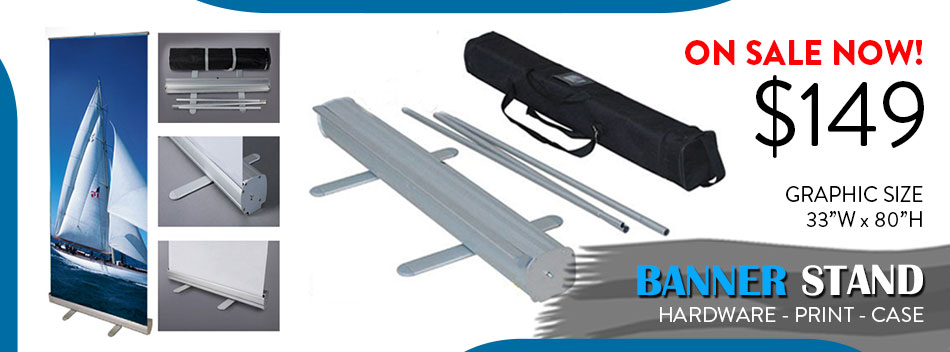retractable banner stands toronto
