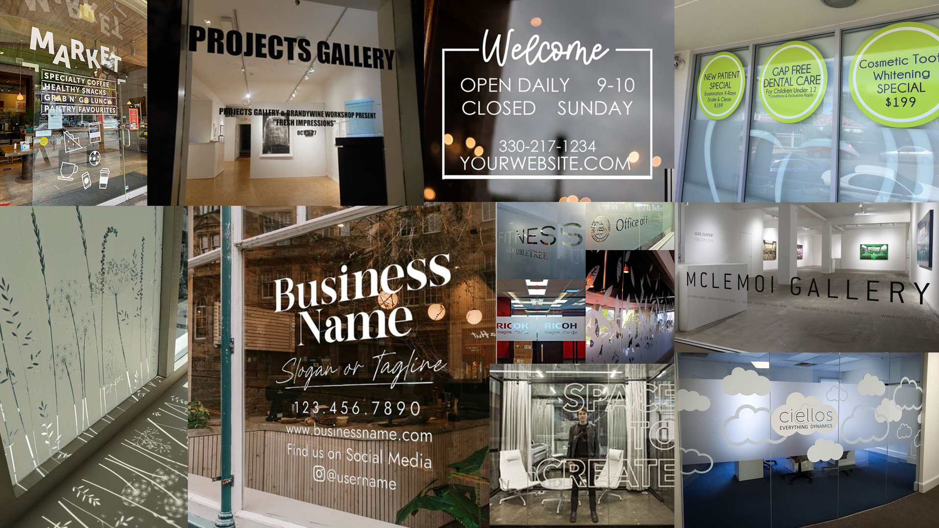 Window Decals Toronto, Vinyl Lettering Toronto, Window Lettering Toronto